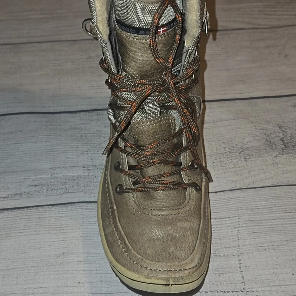 Ecco Women's Trace Boot Moon Rock Quarry/Textile Size 5.5 Taupe/Brown